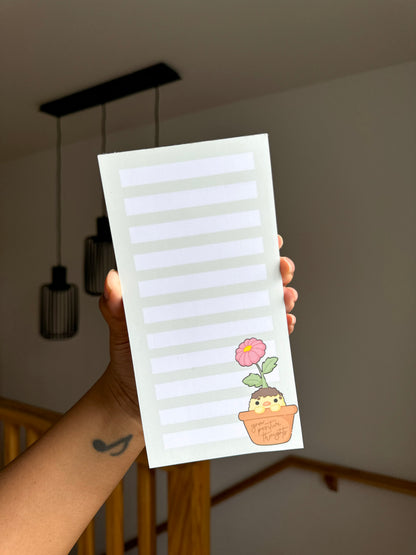 Flowerpot Notepad