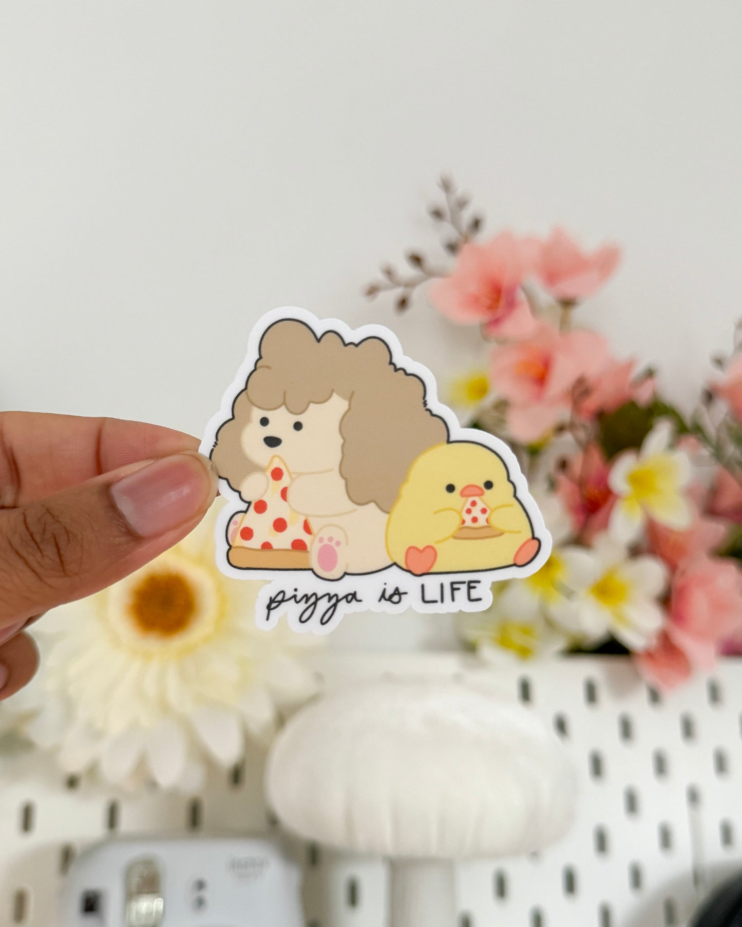 Pizza is Life Vinyl Sticker