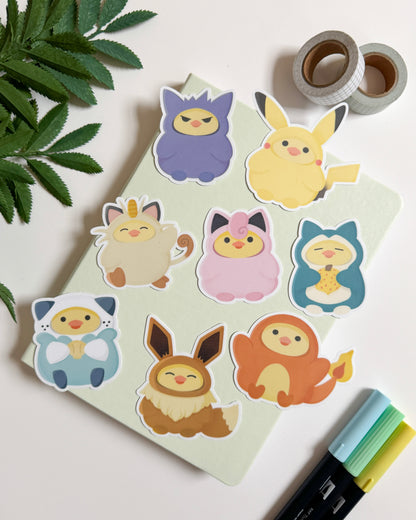 Pokéchick Vinyl Stickers