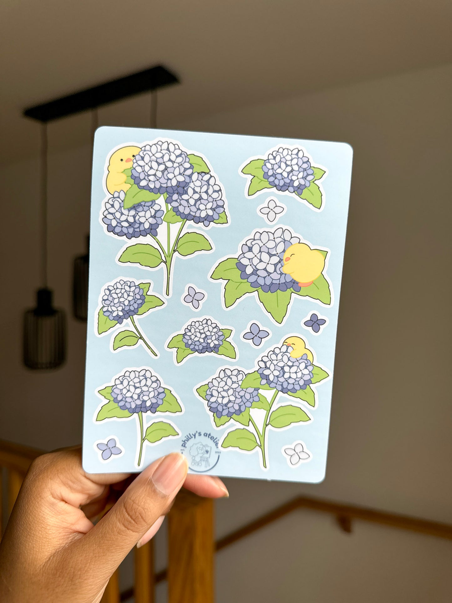 Hydrangea Sticker Sheet